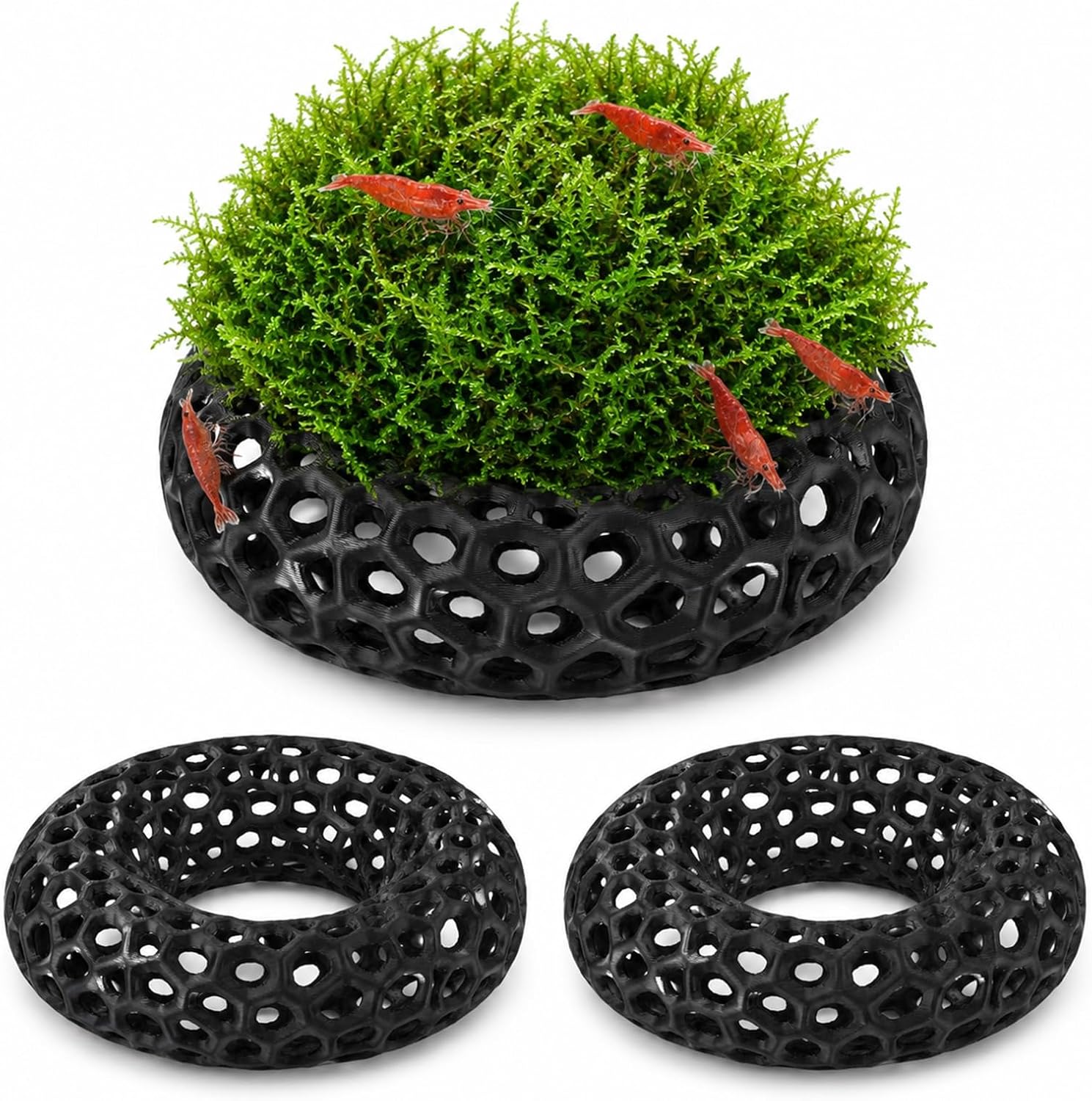 2PCS Shrimp Cave Shrimp Tank Accessories Shrimp Hide