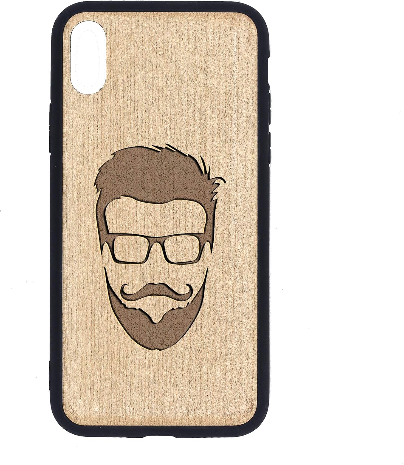 Man FACE 9 iPhone Xs MAX Case Maple Premium Slim