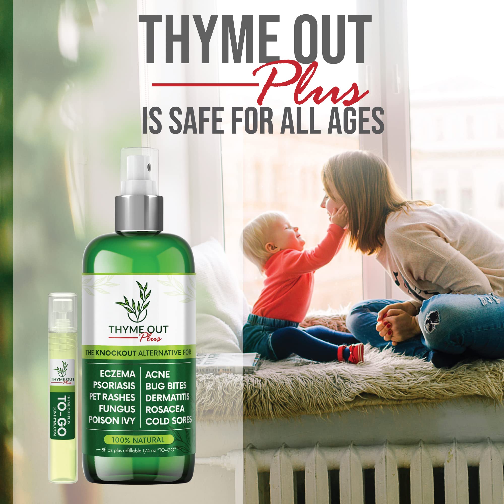 Buy Thyme Out Plus Eczema Treatment, Psoriasis Treatment Treats Acne