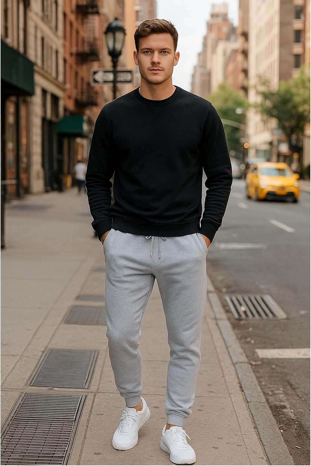 Galaxy by Harvic 3-Pack Mens Slim Fit Fleece Jogger Sweatpants (S-2XL) - Image 3