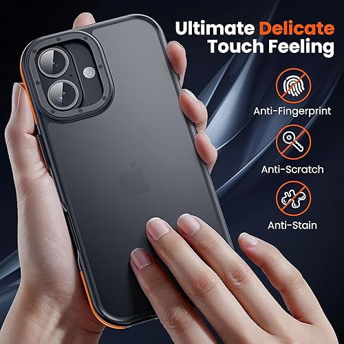 Miniatura 130 de Funda para iPhone 12, a prueba de golpes, para iPhone 12 Pro, protección contra caídas de grado militar, parte trasera dura, delgada, translúcida