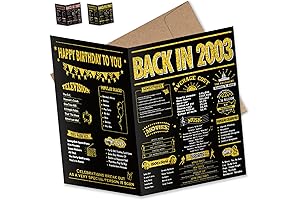 Happy 21st Birthday Card, InstaDecor's Gold Laser Print for Boy's 21st