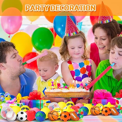 Miniatura 4 de 30 bolas antiestrés, bolas sonrientes de estrés de 2 pulgadas, paquete de bolas de estrés, bolas pequeñas para aliviar el estrés, premios de