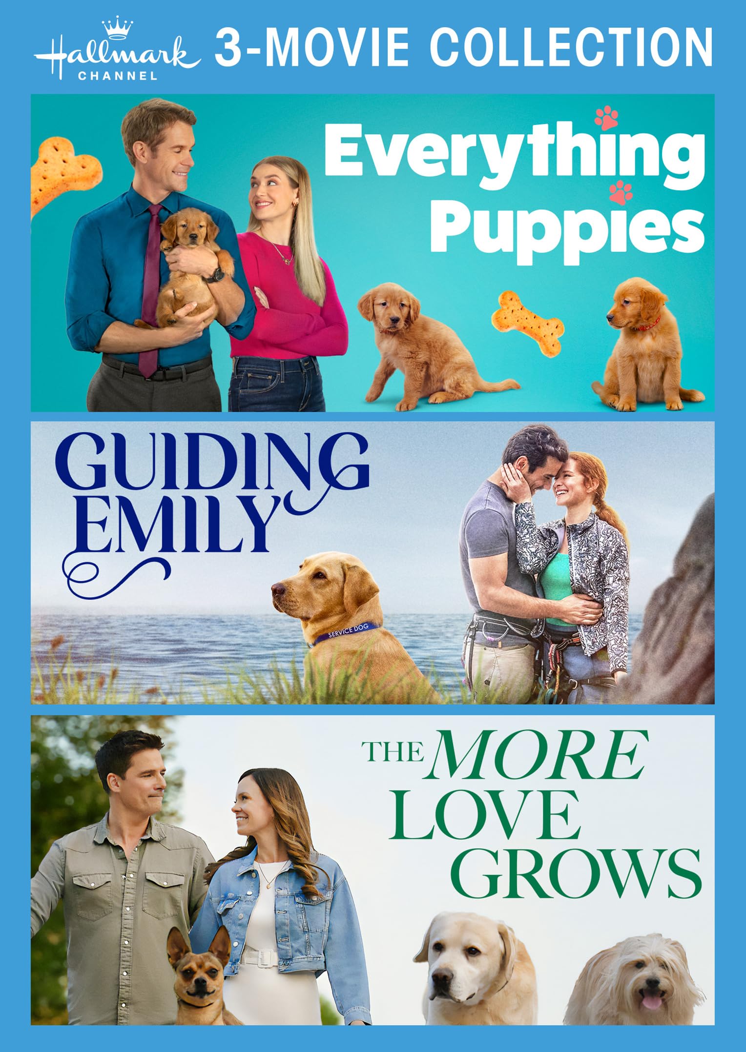 Hallmark 3-Movie Collection: Everything Puppies / Guiding Emily / The More Love Grows
