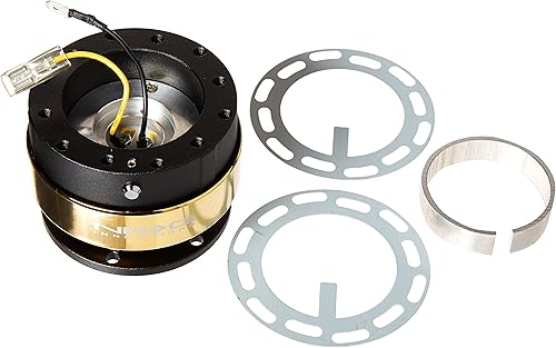Miniatura 9 de NRG Innovations NRG-SRK-200BK-SAK Gen 2.0 Adaptador de liberación rápida para volante de 6 orificios con pernos de montaje, liberación rápida,