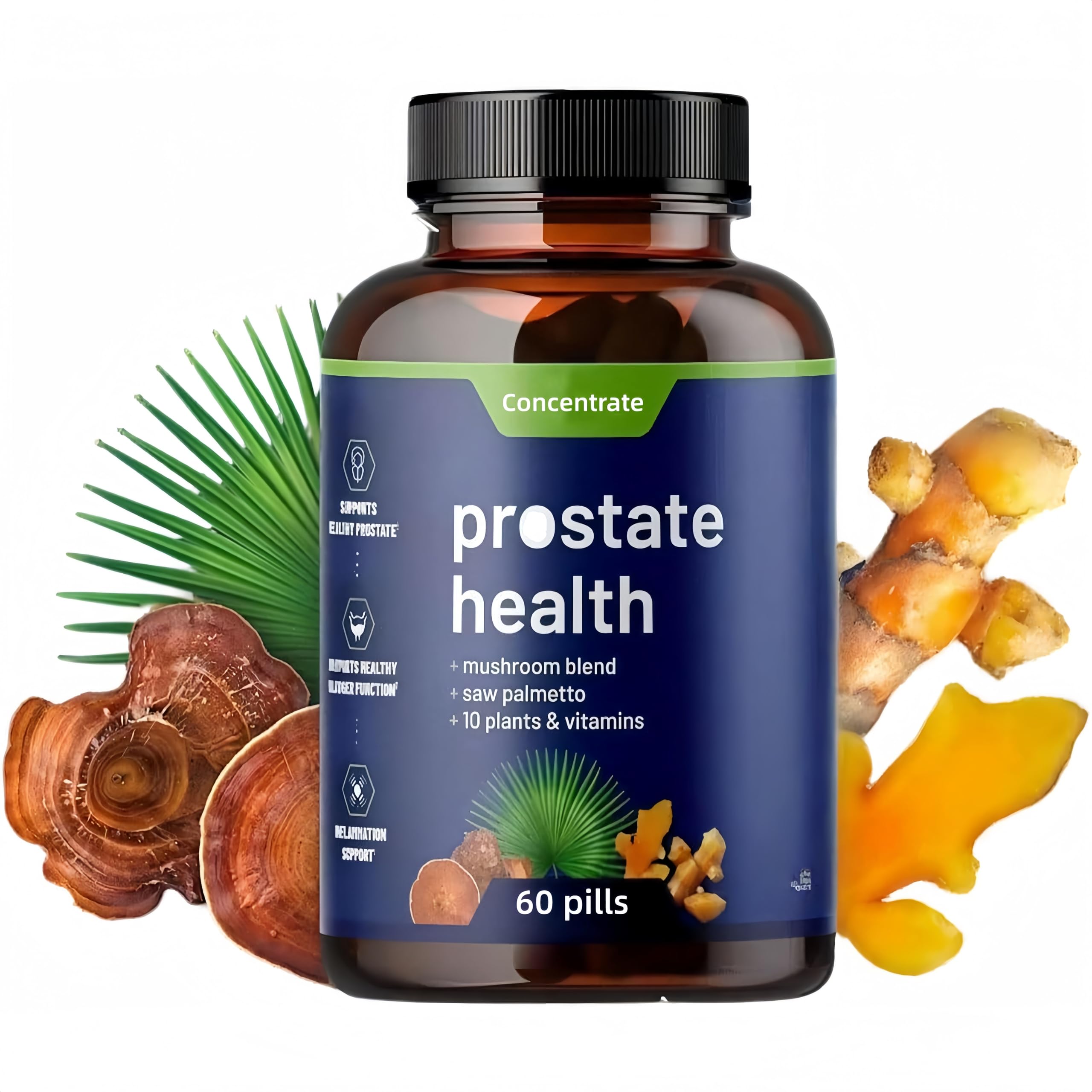 Estratti Extra Forti di Pygeum e Saw Palmetto - per il Supporto del Tratto Urinario, Promuovendo la Salute dei Capelli - Integratore Erboristico con Zinco, Beta-Sitosterolo e Semi di Zucca