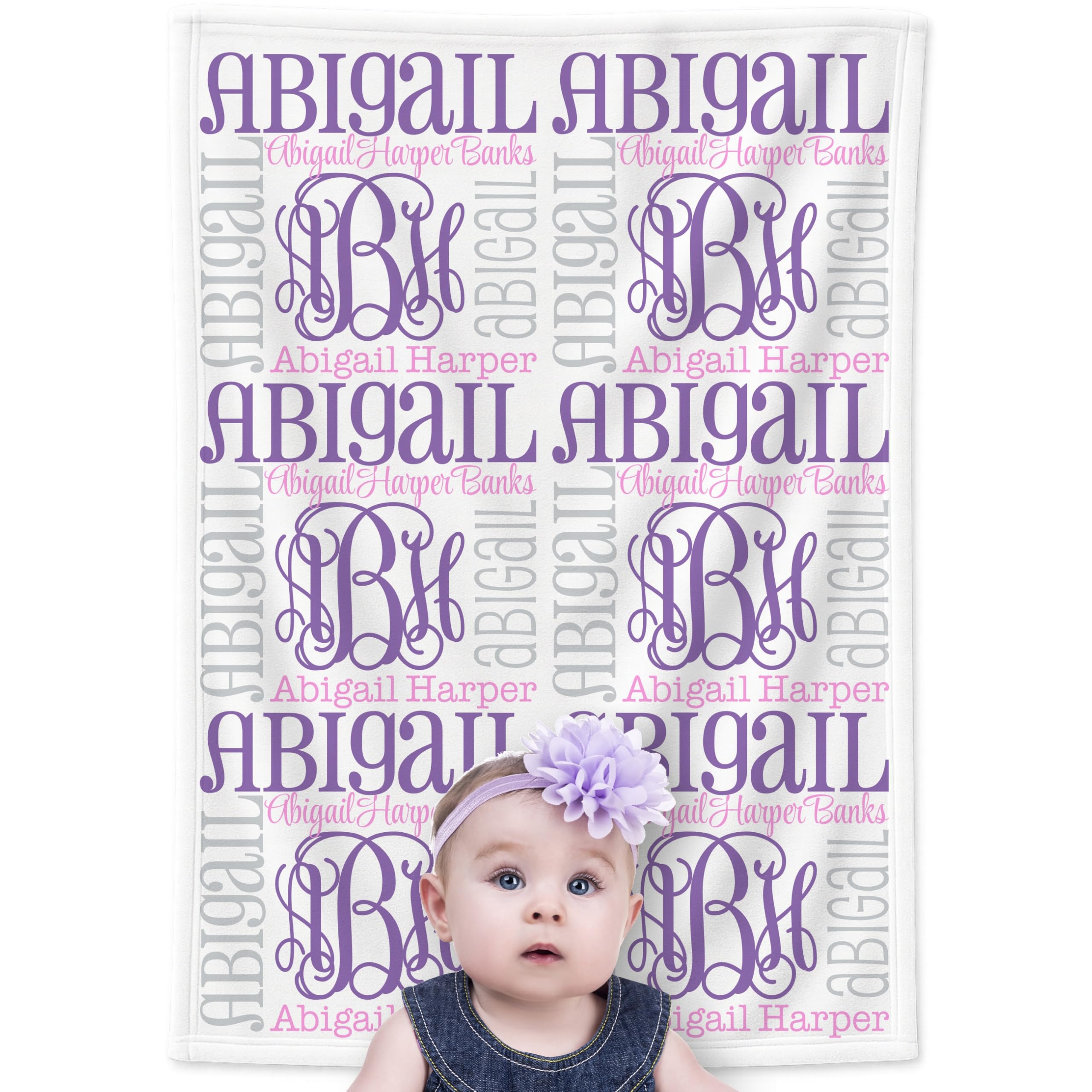 CarefreeTees Personalized Minky Blanket (30' x 40')