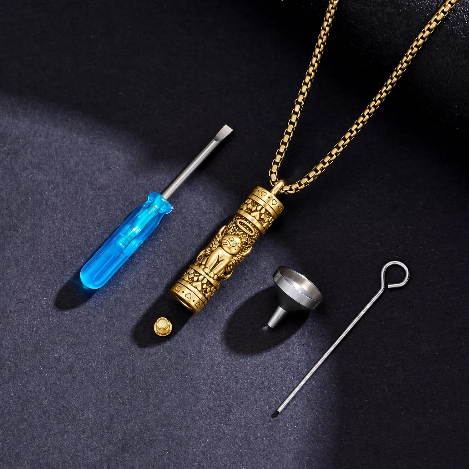 Urn Necklaces for Ashes 925 Sterling Silver Cat/Dog/Lion/Wolf/Deer/Crow Bullet Urn Necklace Cremation Memorial Keepsake Jewelry for Men Women Unisex