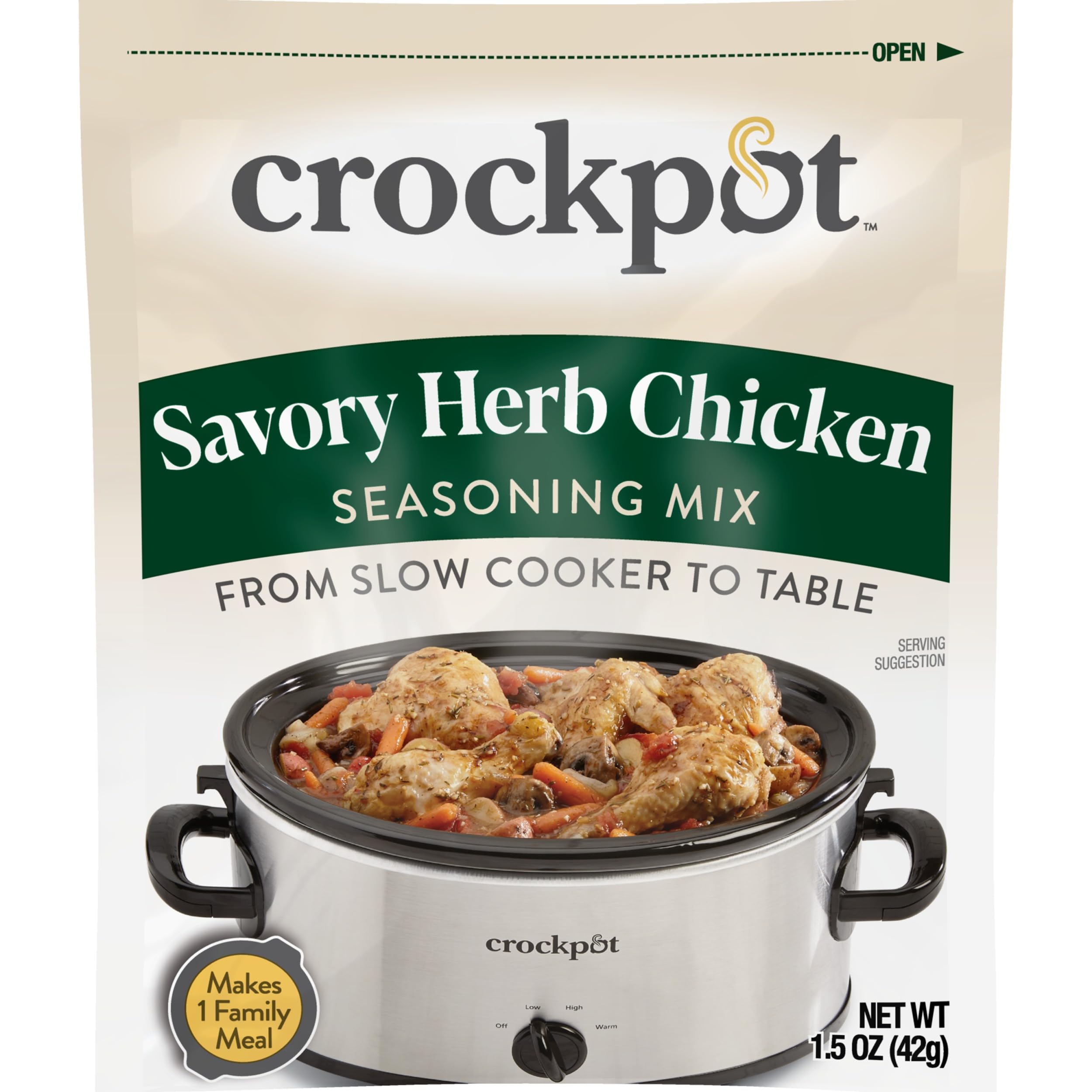 Crock-PotSavory Herb Chicken Seasoning Mix, 1.5 Ounce
