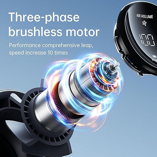 Miniatura 3 de JISULIFE Ventilador portátil Pro1S 2025, ventilador de mano personal de enfriamiento máximo de 40 horas con pantalla LED, carcasa de metal, potencia