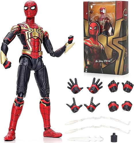 Movie Themed Action Figure Doll Movable Toy with 9 Accessories, Classic Upgrade Suit Game Edition Hand Home Office Decoration Flexible Model for disponible en Yaxa El Salvador