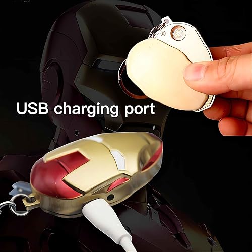 Miniatura 5 de Lindo encendedor USB, encendedor fresco con llavero, divertido encendedor eléctrico recargable, encendedor sin llama a prueba de viento, regalo para