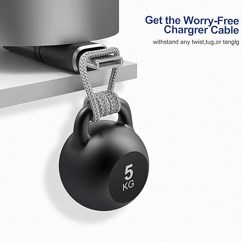 Miniatura 7 de Paquete de 3 cables USB C a USB A de 10 pies, cargador rápido tipo C 3A, cable de carga extra largo de 10 pies para Samsung Galaxy A10e A20 A51 A71,