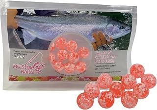 Fishing Beads Artificial Round Float Fishing Eggs for Steelhead Salmon Trout New