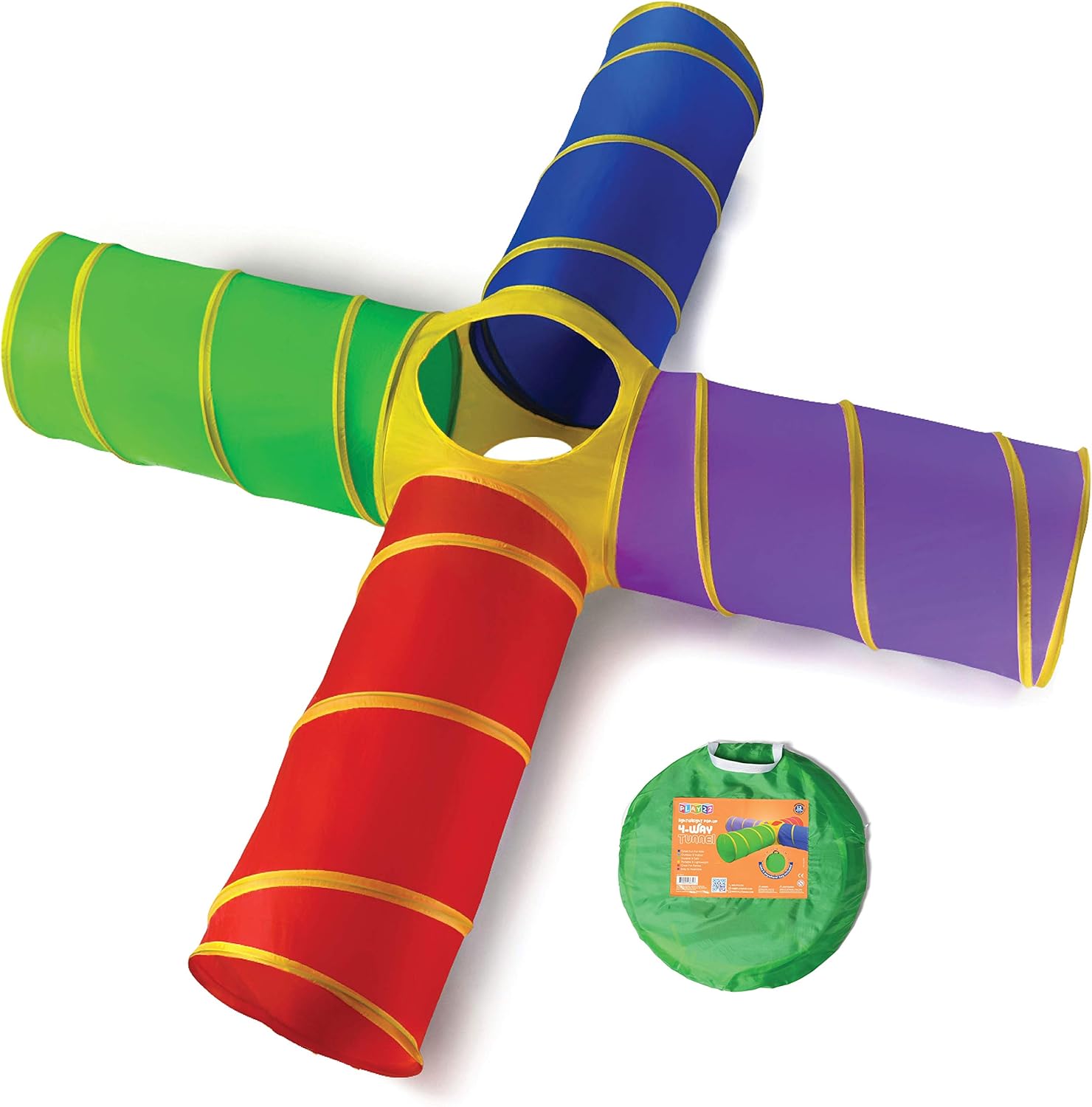 Play22 4Way Play Tunnel For Kids To Crawl Through 8 Feet