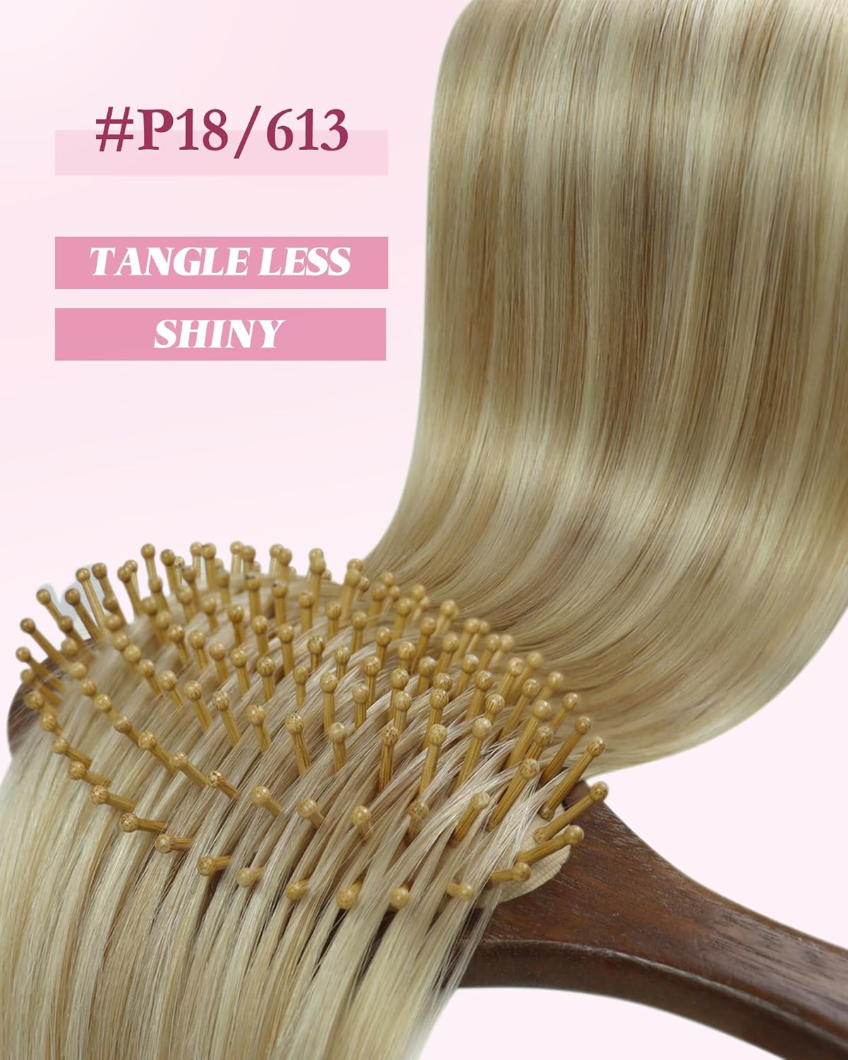  Micro Bead Hair Extensions Real Human Hair Blonde Highlight thumbnail