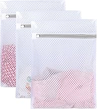 Mesh Laundry Bag - 3 Pack Durable and Reusable Wash Bag Travel Organization Bag for Garment, Bath Towels, Bed Sheet (11Inch x 16Inch) by YMHB