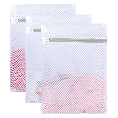 Mesh Laundry Bag - 3 Pack Durable and Reusable Wash Bag Travel Organization Bag for Garment Bath Towels