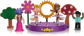Roblox Celebrity Collection - Dance Your Blox Off Playset [Includes Exclusive Virtual Item]-