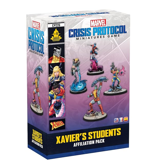 Asmodee Marvel Crisis Protocol Xavier's Students Affiliation Pack