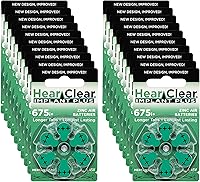 Vista 10 de HearClear - Pilas para audífonos PR48 de tamaño 13, 1,45 V, pestaña naranja (12 baterías)