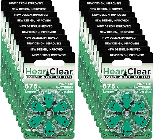 Miniatura 11 de HearClear Pilas para audífonos 312, PR41, etiqueta marrón (120 pilas)