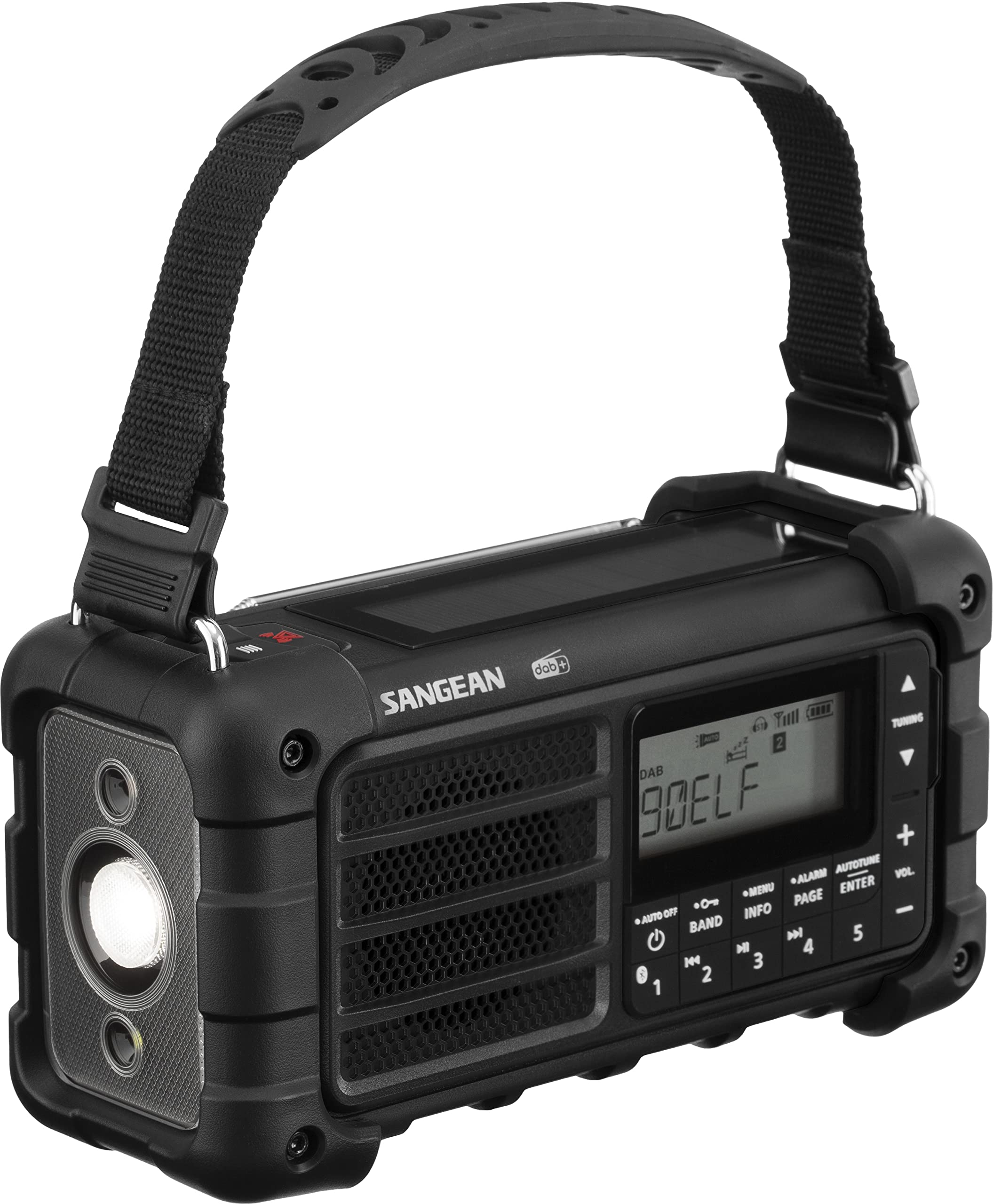 Sangean MMR-99 Radio awaryjne, korba, Solar Czarny z Dab+Med Dab+