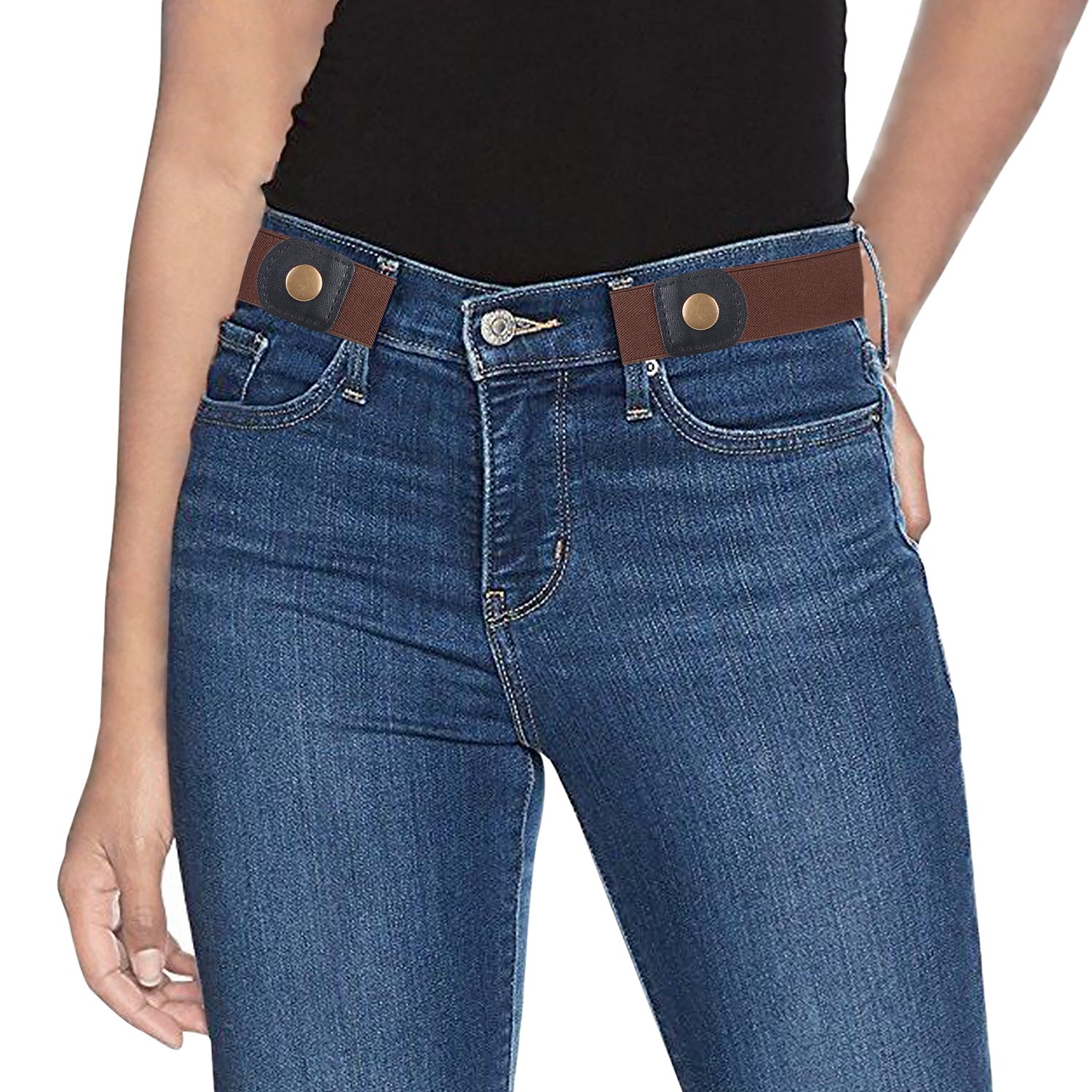 No Buckle Invisible Stretch Belts for Men/Women Belt for Jeans pants No Hassle,No Bugle-image-40