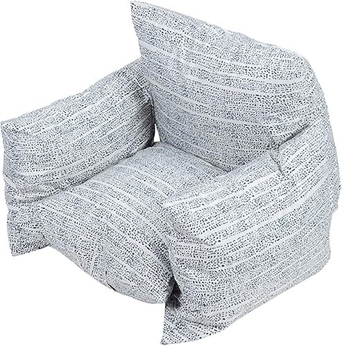 LUCKYERMORE Sofá para juegos de suelo para adultos y niños, silla tumbona con brazo para videojuegos, ver televisión, lectura, meditación para el