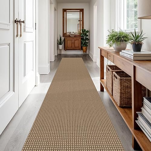 Miniatura 108 de IOHOUZE Alfombra lavable de 4 x 6 pies con parte trasera de goma antideslizante tejida para interiores y exteriores, alfombra para entrada