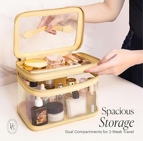 Miniatura 3 de Bolsa de maquillaje transparente para cosméticos, bolsa de maquillaje para mujeres, bolsa de maquillaje grande, organizador de maquillaje, bolsa