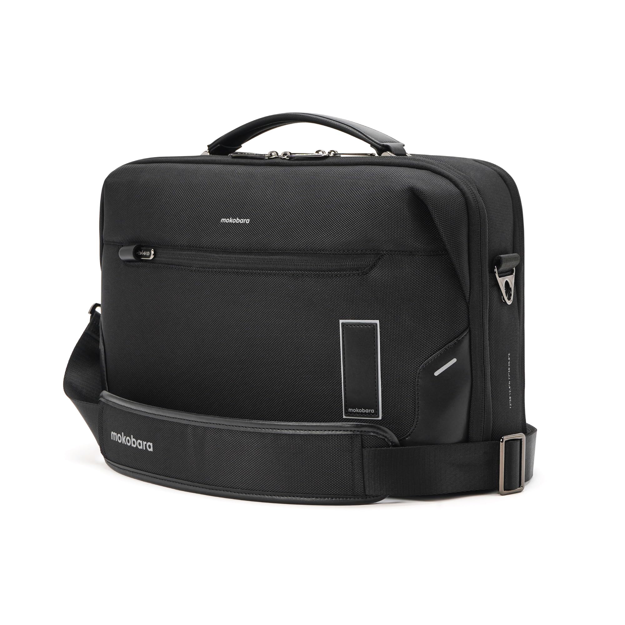 MOKOBARA Bento Nylon Laptop Briefcase – Fits 14-Inch MacBook & Laptops | Durable Office Bag for Men | Professional Messenger Bag for Business, Work, & Travel