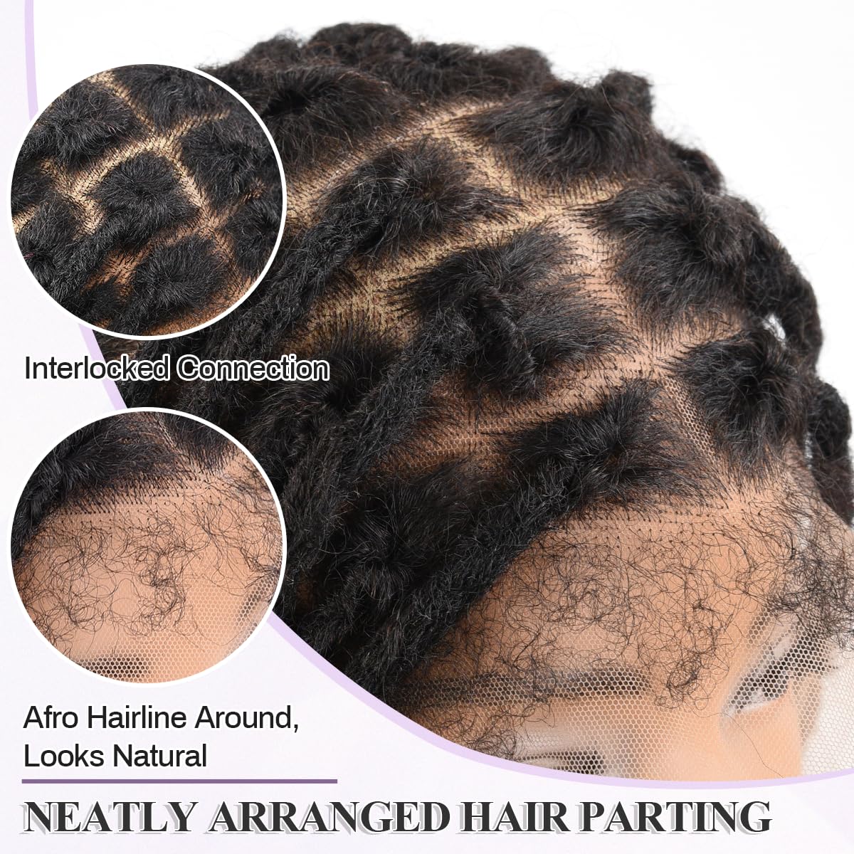 Amazon.com : DAIXI Full Lace Human Hair Dreadlock Wigs for 