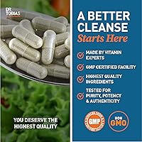 Vista 5 de Dr. Tobias Limpieza de Colon de 14 Días, Desintoxicación Avanzada de Limpieza Intestinal para Mujeres y Hombres con Cascara Sagrada, Cáscara