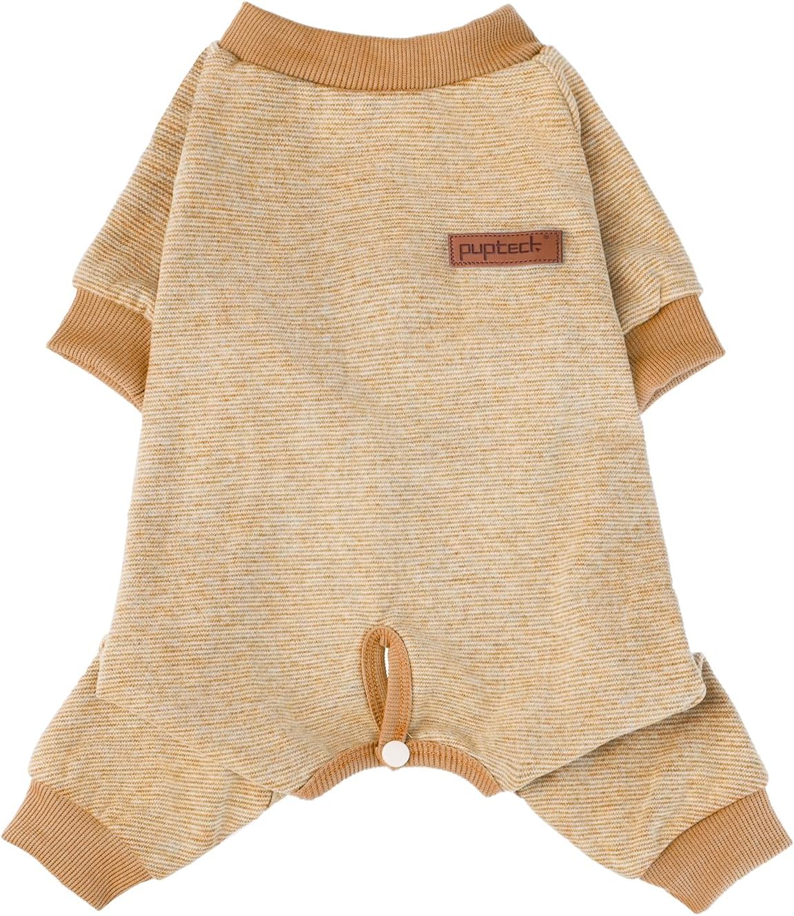 Pijama para Perro PUPTECK Talla XL Beige Suave y Elástico