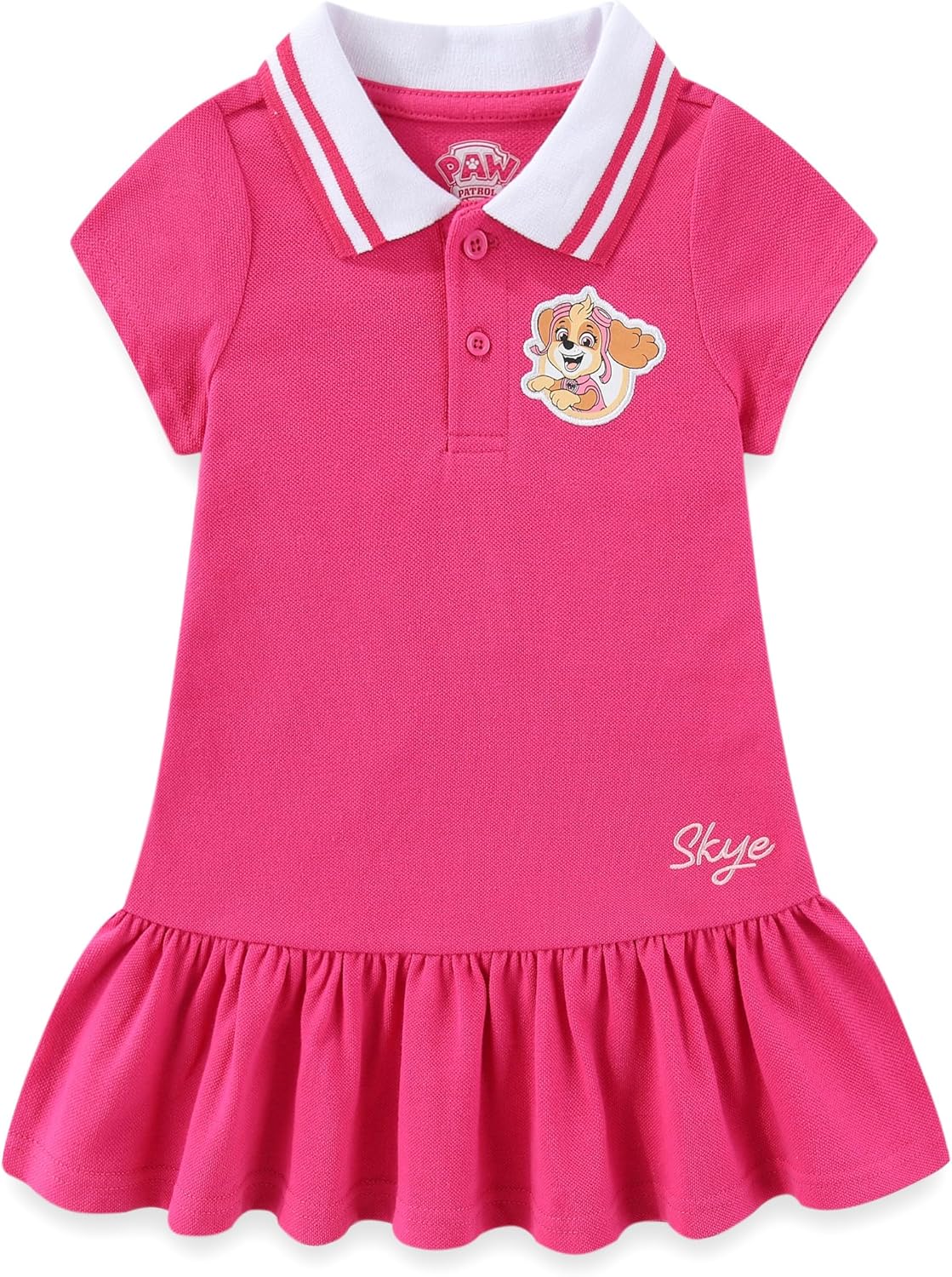 Paw Patrol Nickelodeon Skye Girls Tennis Dress for Toddler and Big Kids