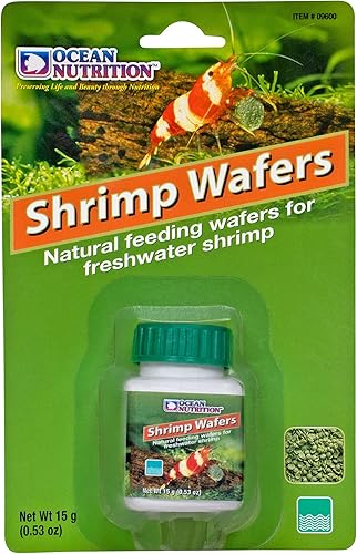 Miniatura 1 de Ocean Nutrition Shrimp Wafers - Alimento de camarones hundido para tanque de camarones de agua dulce (Neocaridina, Caridina, Ghost Shrimp Live,