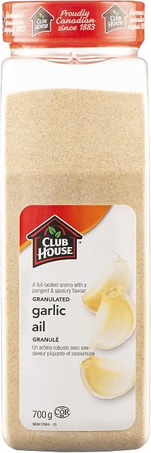 Club House, Herbes et épices naturelles de qualité, Ail Granulé, 700g
