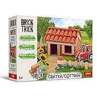 Brick Trick Trefl Casetta/Cottage - Costruisci con i Mattoncini ECO in Vero Mattone