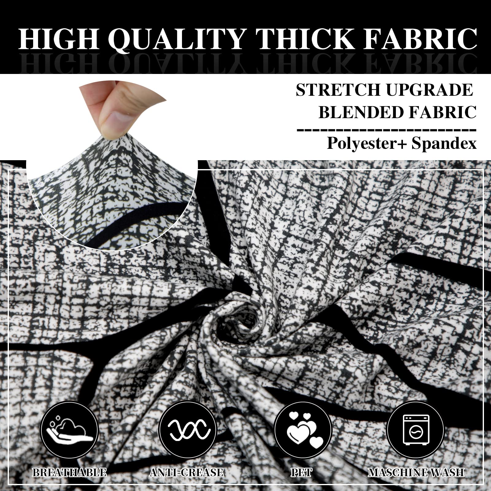 Jaotto Copripoltrona 1 Posto Elasticizzato,Fodere Copripoltrona Universale con Cuscino Separato,Copripoltrona Chesterfield Lavabile Antiscivolo per Bancone Soggiorno Tullsta(Stile Grigio,1 Pezzo)