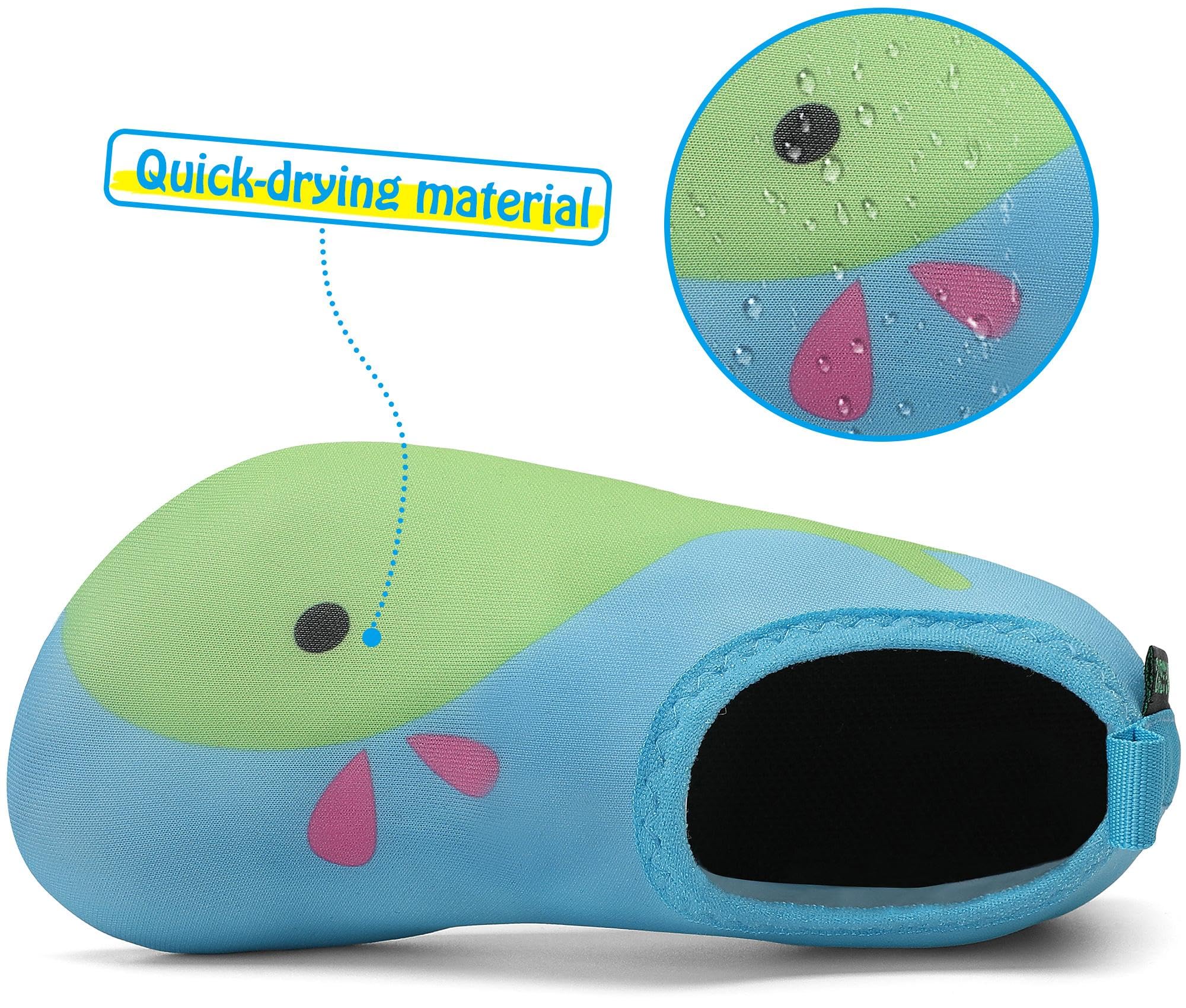 SAGUARO Escarpines Niño Niña Zapatos de Agua Antideslizante Zapatillas Agua Respirable Zapatillas Playa Escarpines Piscina Calzado para Natacion Surf Acuaticas Gr.18-37 EU