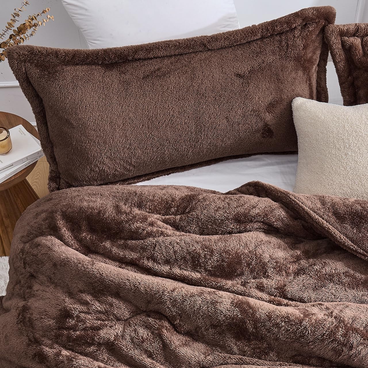 Byourbed The Original Plush - Coma Inducer® Standard Sham - Pine Bark