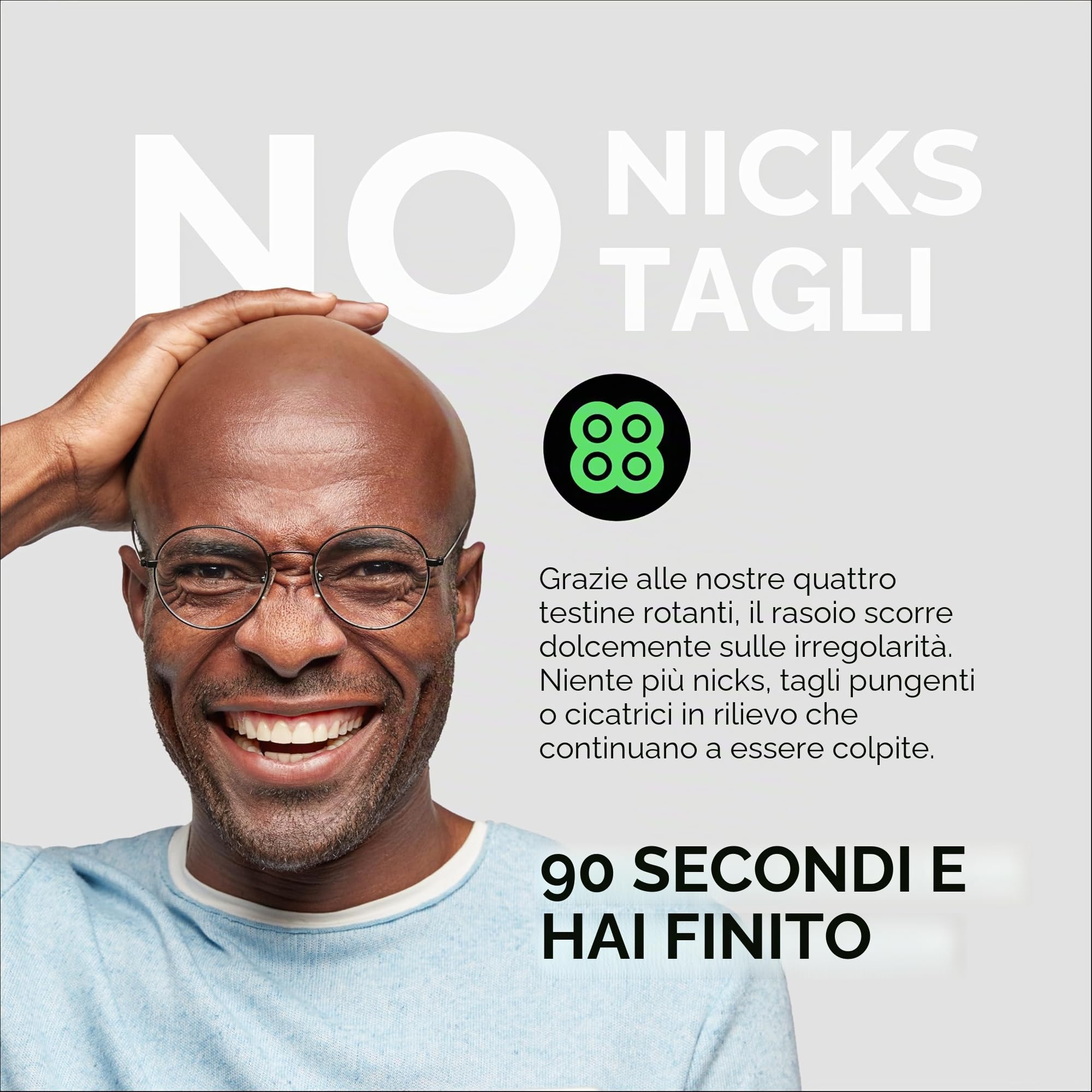 Skull Shaver Pitbull Platinum Pro – rasoio elettrico per testa e viso – senza fili, ricaricabile, uso su pelle bagnata o asciutta, manico ergonomico – con supporto risciacquo e custodia da viaggio