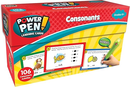 Miniatura 5 de Teacher Created Resources Tarjetas de aprendizaje de Power Pen vocales largas, modelo 6102