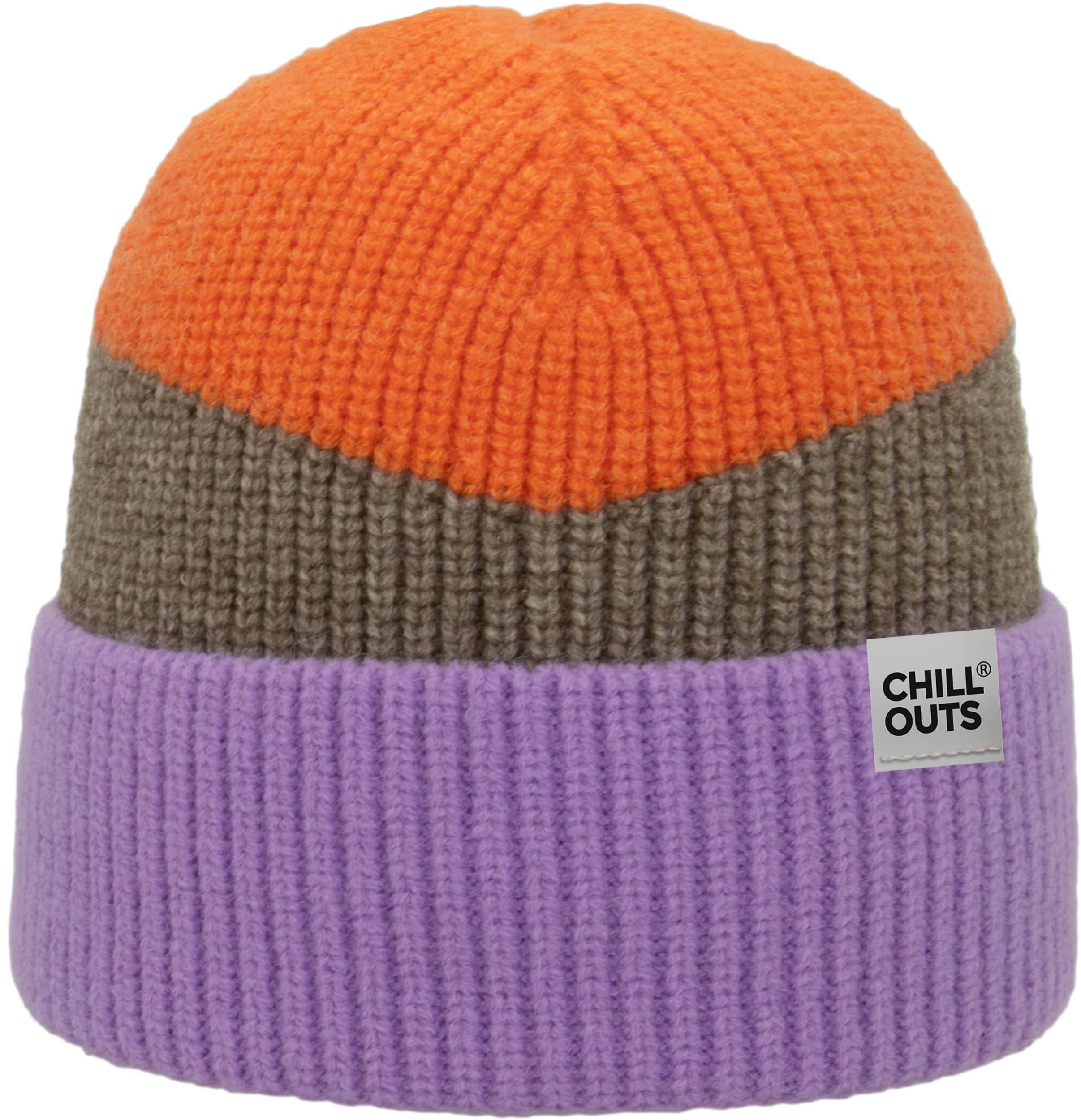 CHILLOUTS Natascha Cold Weather Hat, Orange/Purple, One Size