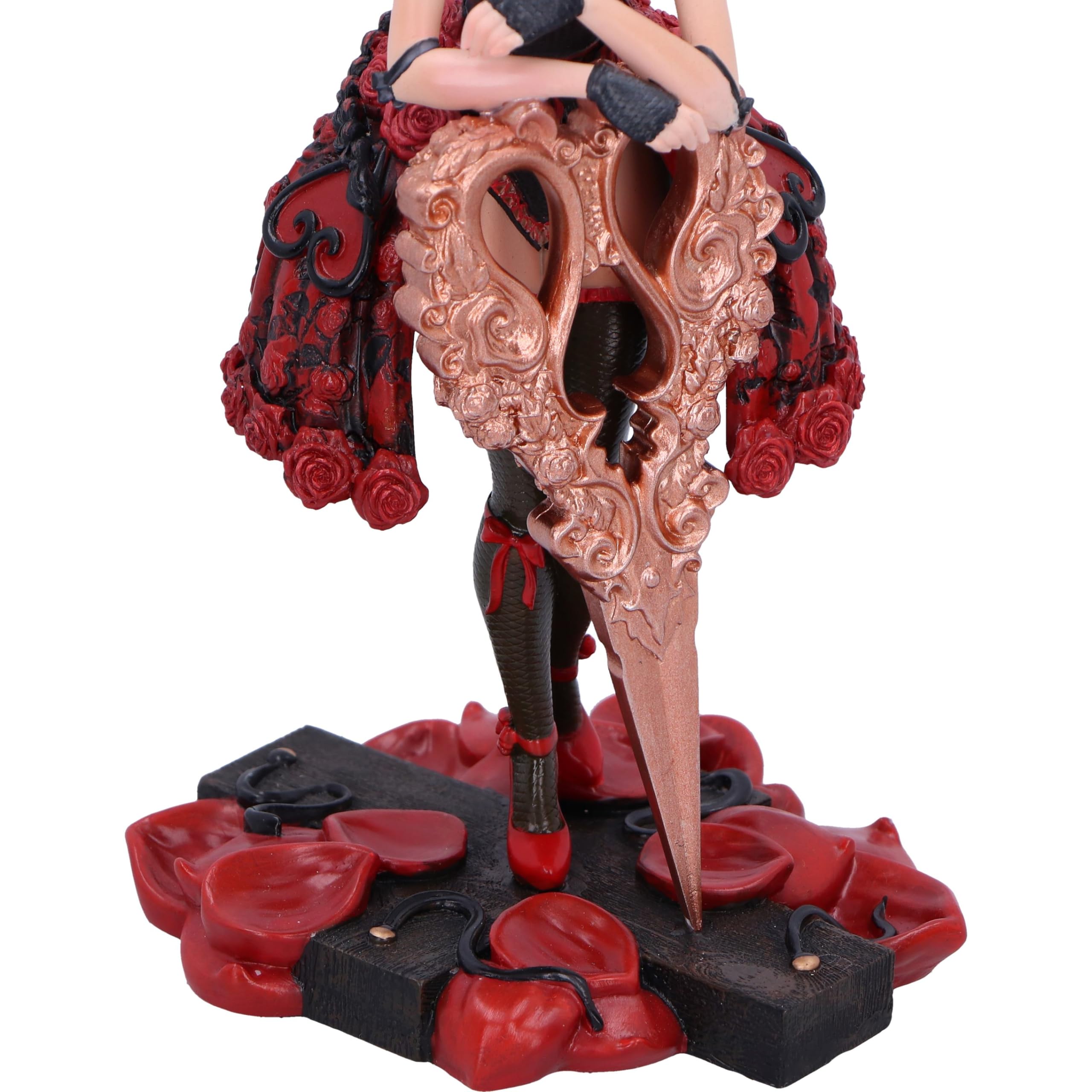 Nemesis Now Figurine Marionnette 18,5 cm en résine, Figurine de marionnette Ciseaux, poupée Burlesque, Ornement de poupée Gothique Chic, Design Original Exclusif, moulé dans la résine la Plus Fine,