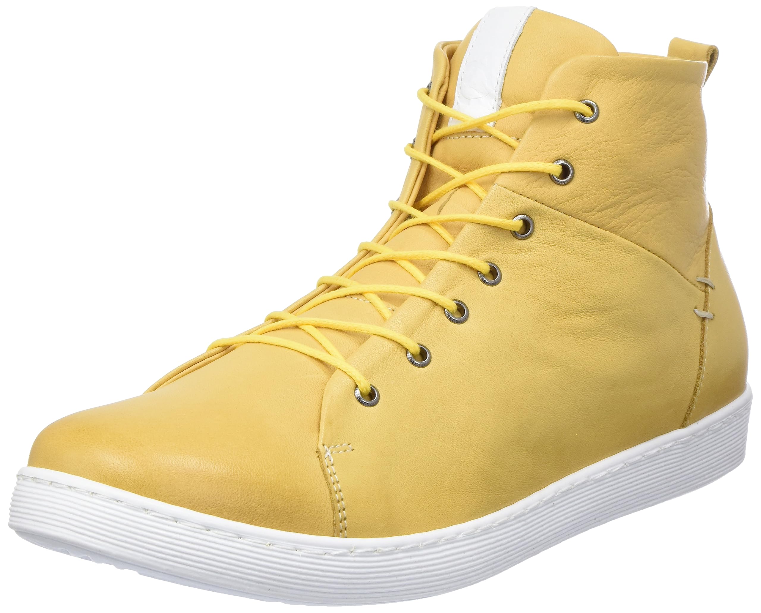 Andrea Conti Women's Trainers Sneaker, Curry White, 6.5 UK