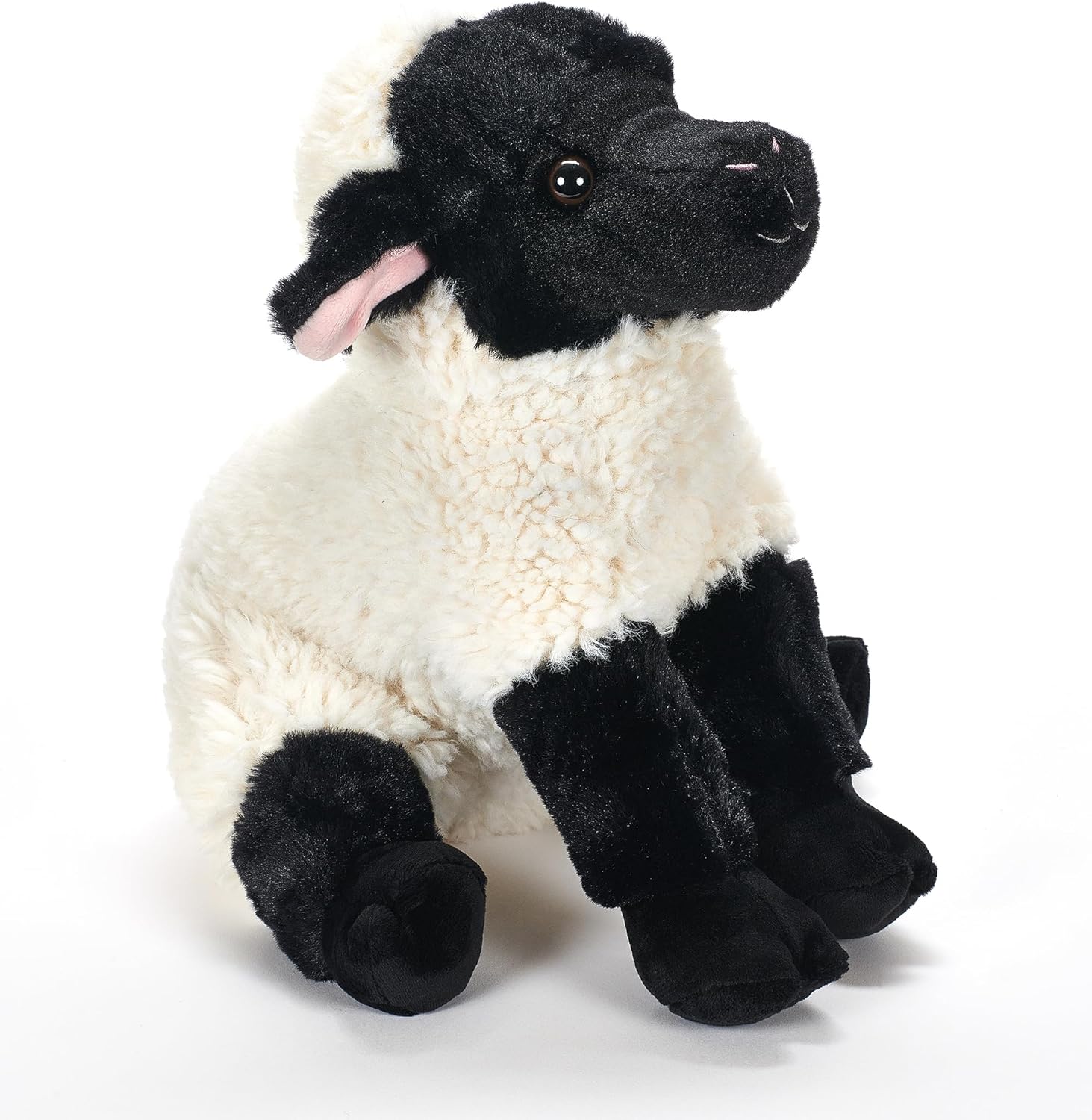 The Petting Zoo Lamb Stuffed Animal Plushie, Gifts for Kids, Wild Onez Farm Animals, Lamb Plush Toy 12 inches