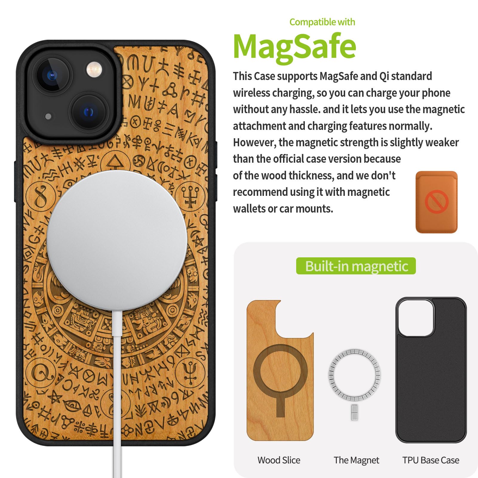 Carveit Custodia Per IPhone 13 Pro Max Cover Avec
