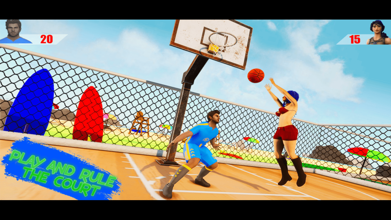 Basketball Slam Dunk Challenge for Kids - 3D Hoop Shoot & Bounce Game ...